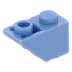 LEGO tetőelem fordított 45°-os 2×1, középkék (3665)